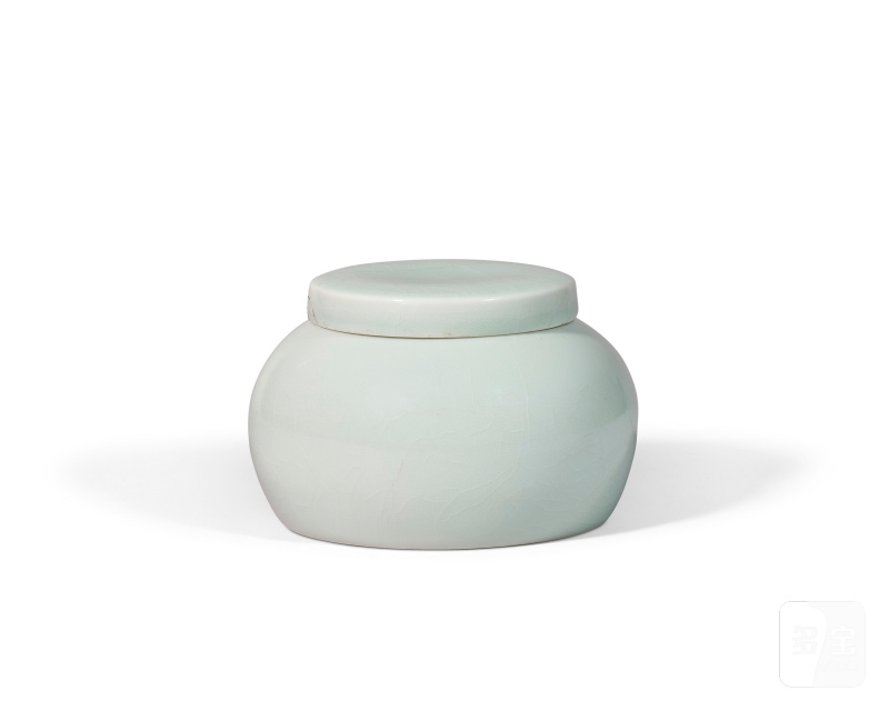 RARE ET IMPORTANTE JARRE COUVERTE EN PORCELAINE ÉMAILLÉE VERT JADÉITE  CHINE, DYNASTIE MING, ÉPOQUE YONGLE (1403-1424) - 图1